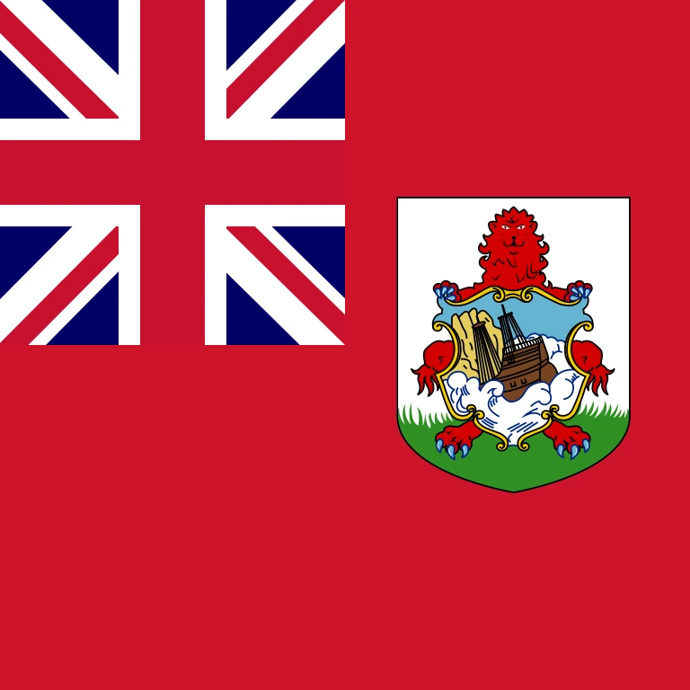 Bermuda square flag icon