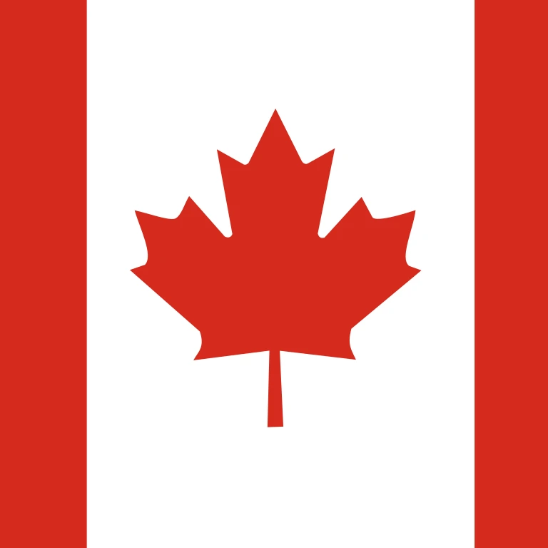 Canada square flag icon