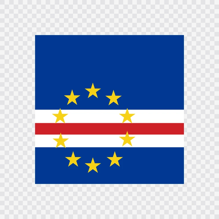 Cape Verde square flag icon