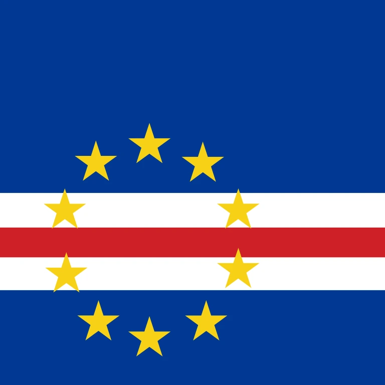 Cape Verde square flag icon