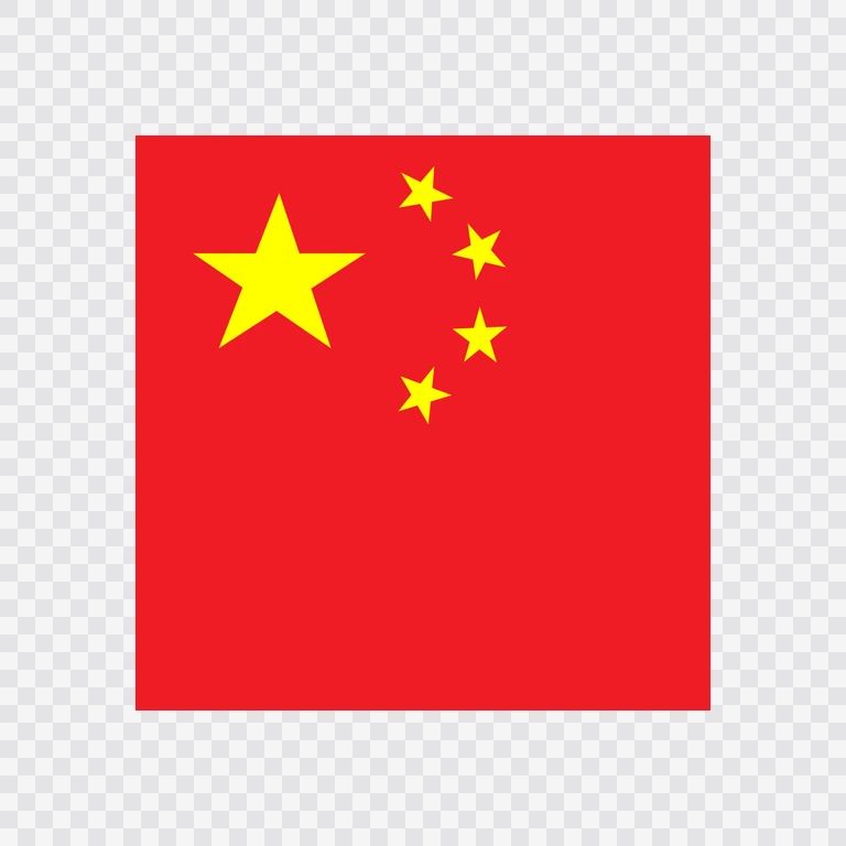 China square flag icon