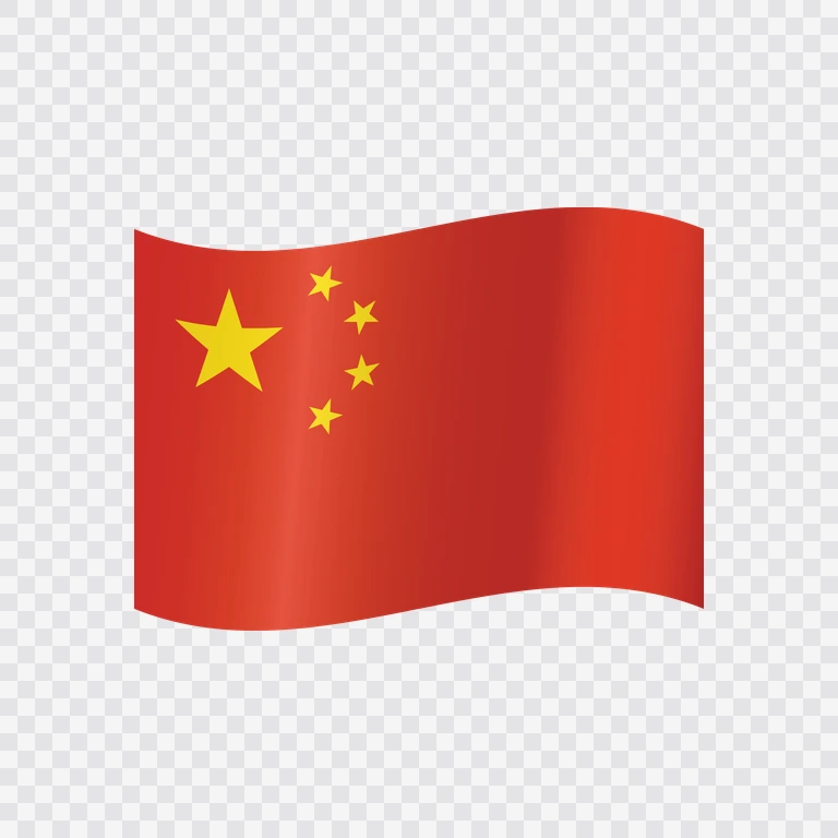 China waving flag