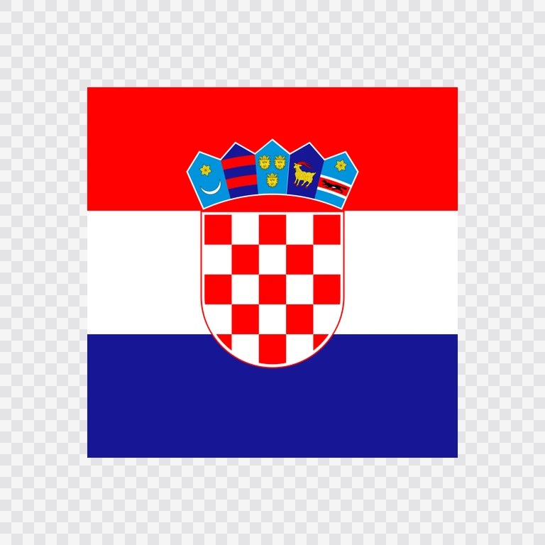 Croatia square flag icon