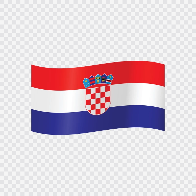 Croatia waving flag