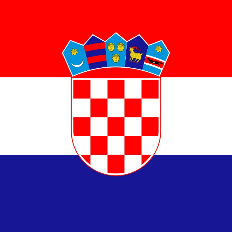 Croatia square flag icon