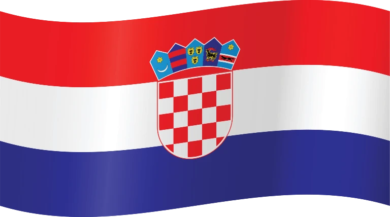 Croatia waving flag