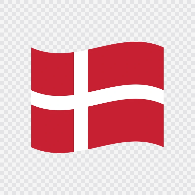 Denmark waving flag