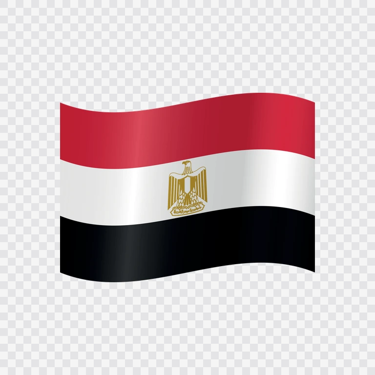 Egypt waving flag