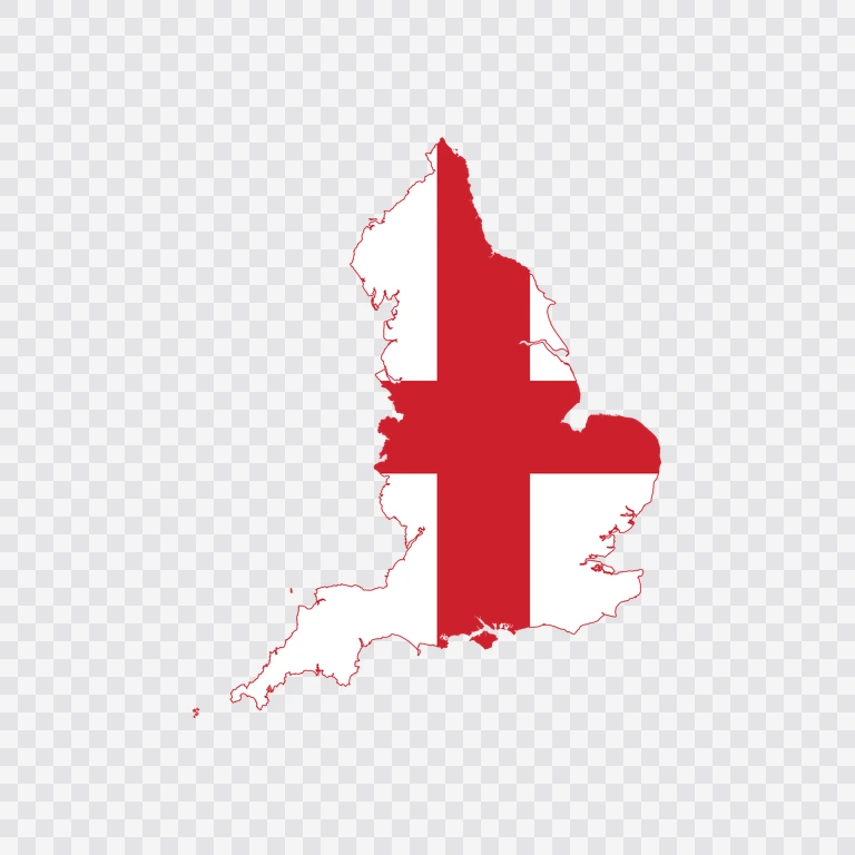 England flag map