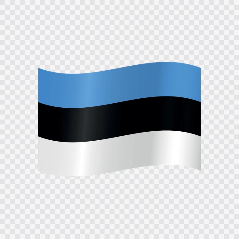 Estonia waving flag