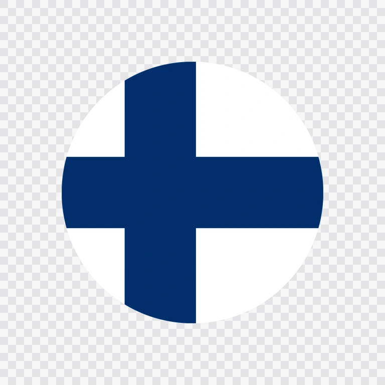 Finland circle flag icon