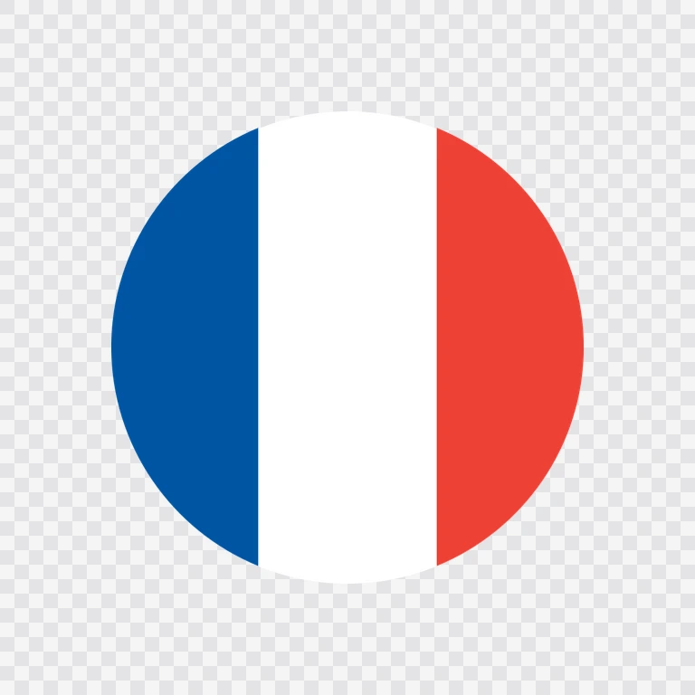 France circle flag icon