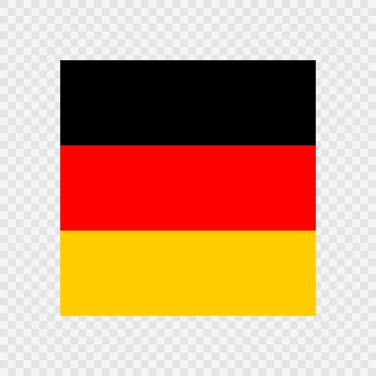 Germany square flag icon