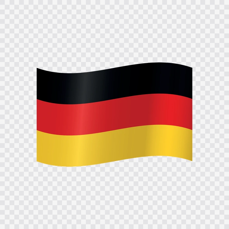 Germany waving flag