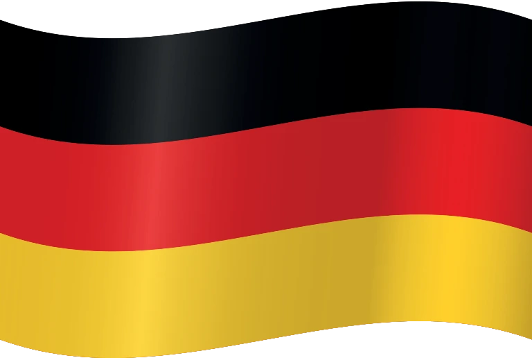Germany waving flag