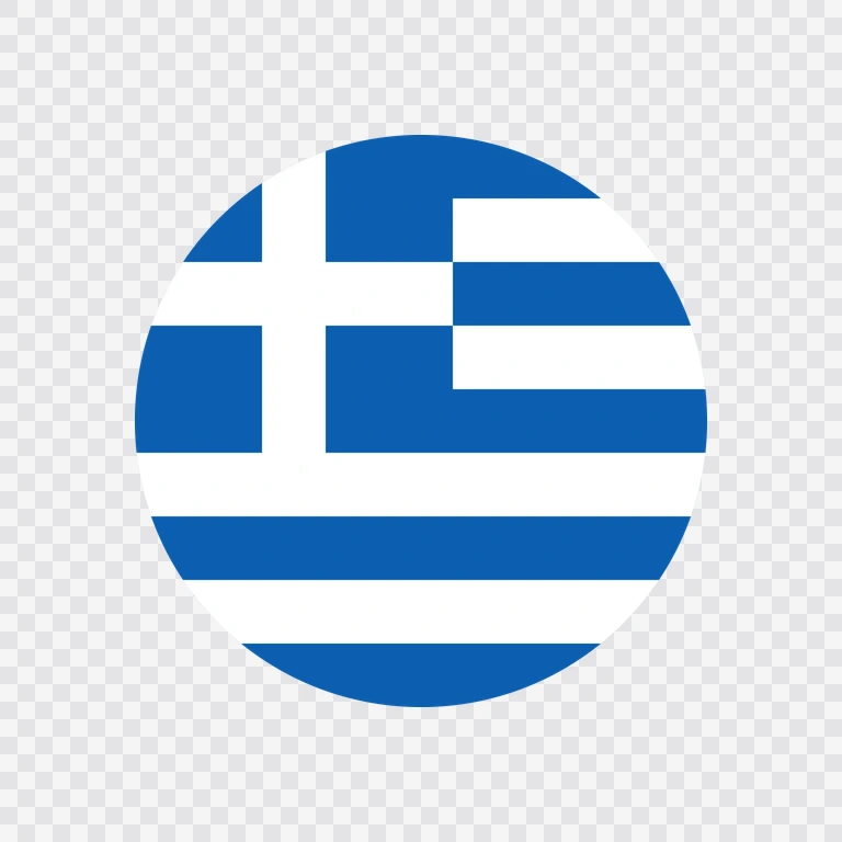 Greece circle flag icon