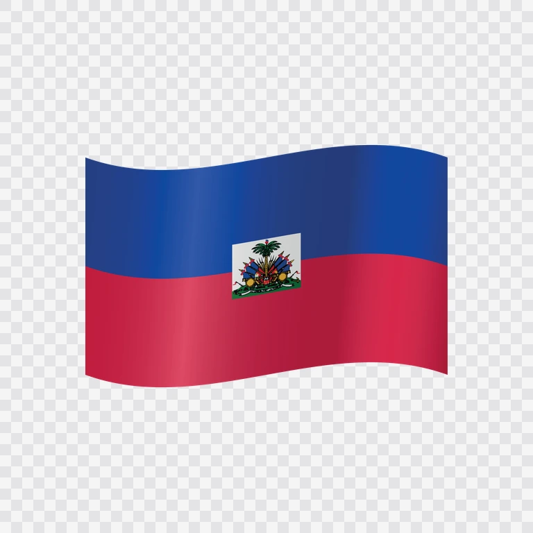 Bendera Haiti berkibar
