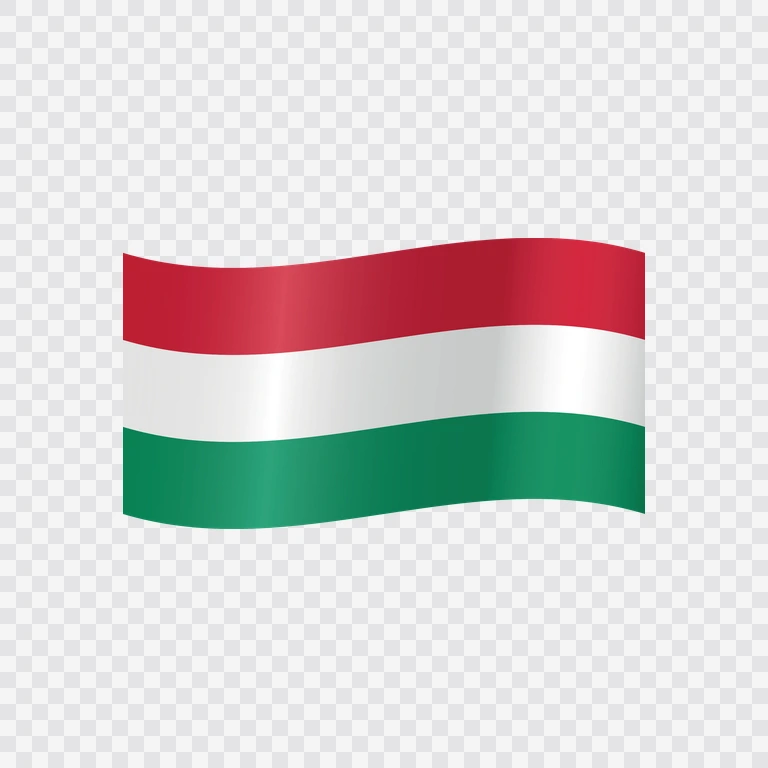 Hungary waving flag