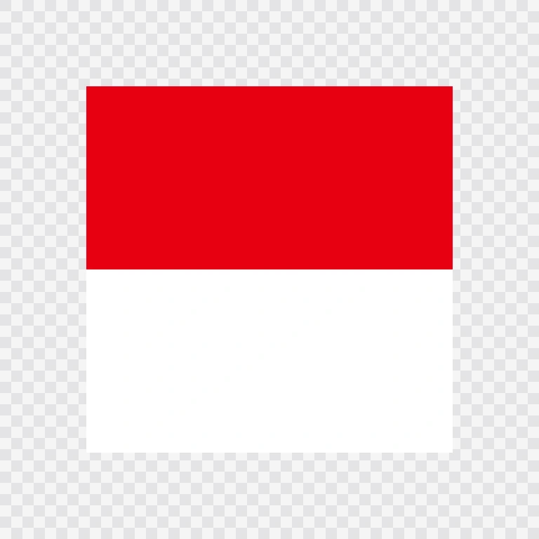 Indonesia square flag icon