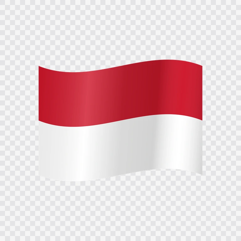Indonesia waving flag