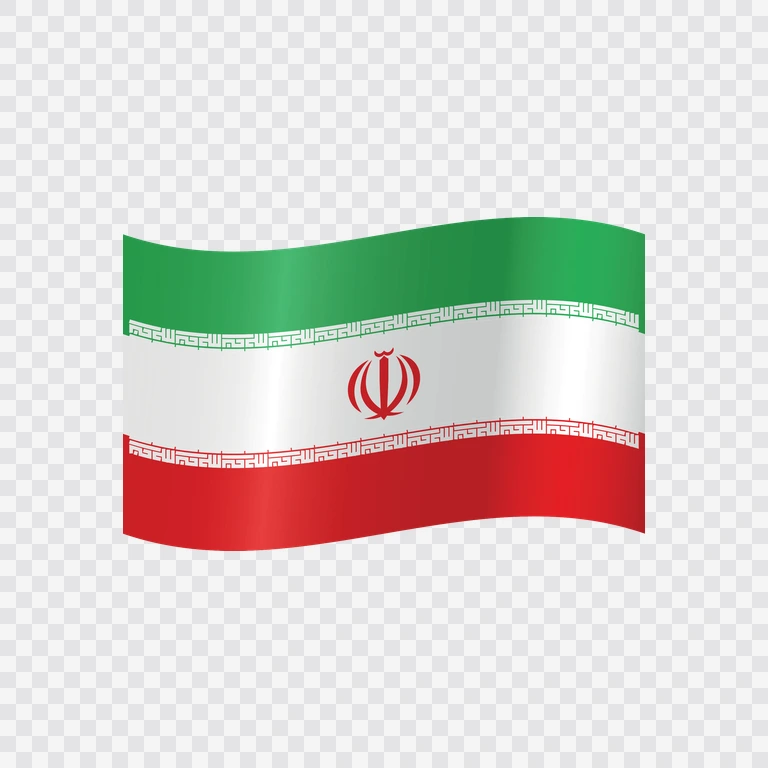 Iran waving flag