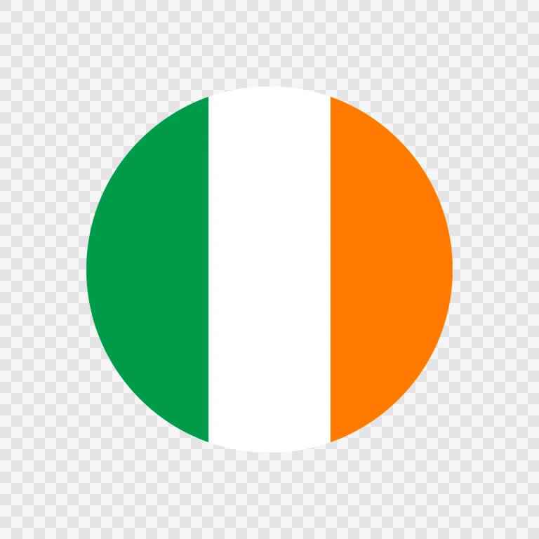 Ireland circle flag icon