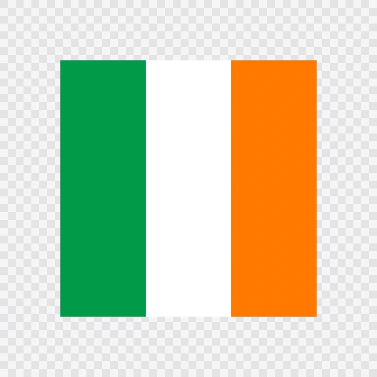 Ireland square flag icon