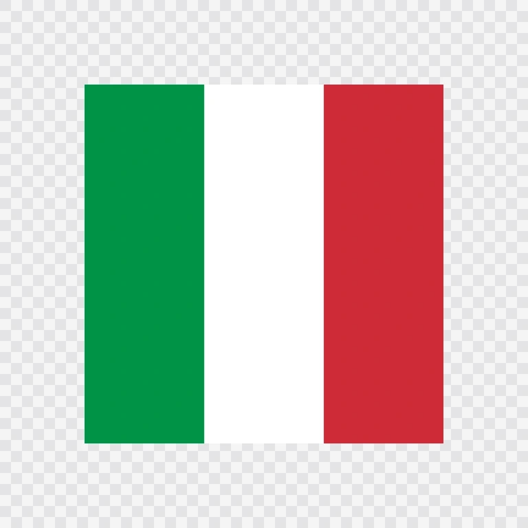 Italy square flag icon