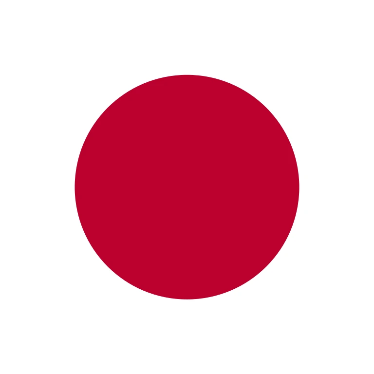 Japan square flag icon
