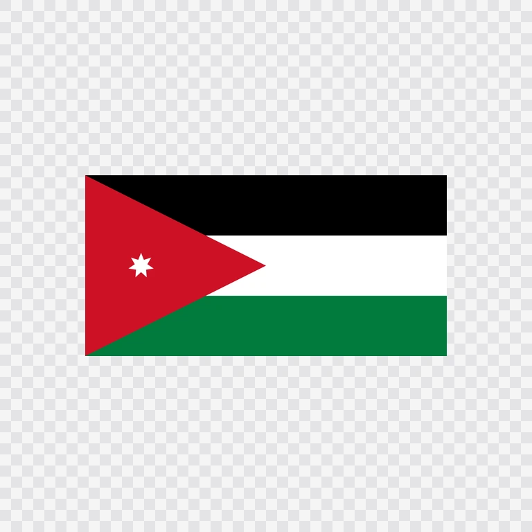 Bendera Yordania original