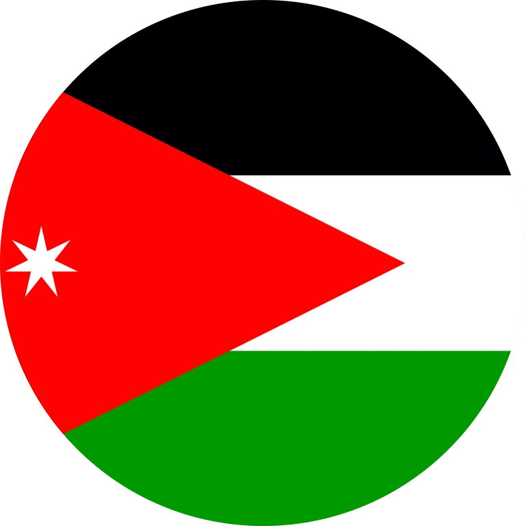 Jordan circle flag icon