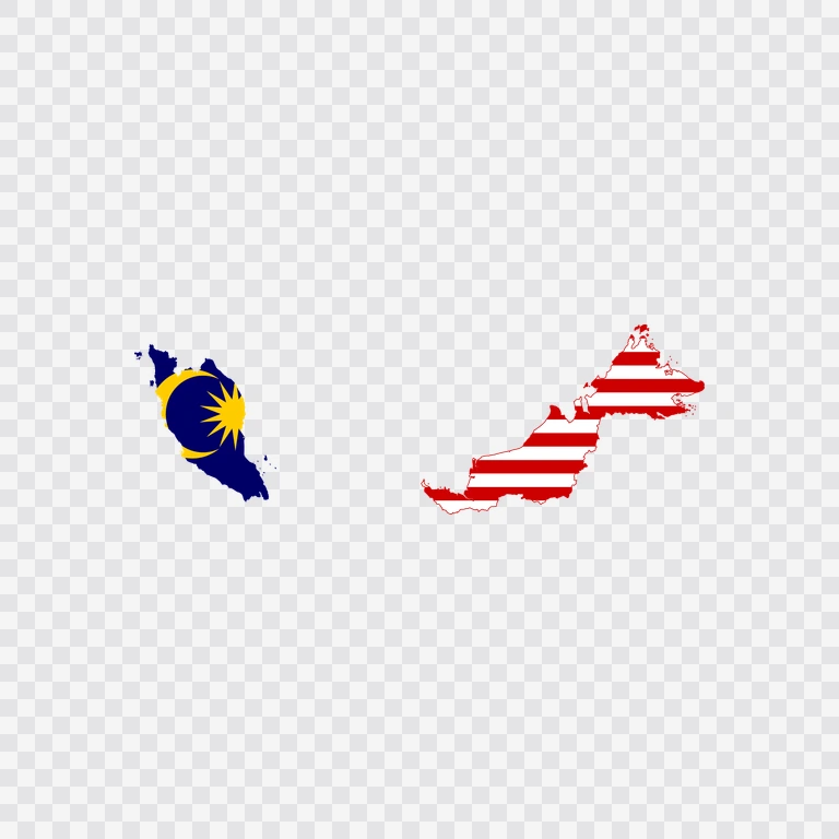 Malaysia flag map