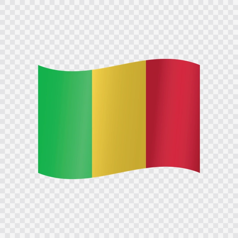 Mali waving flag