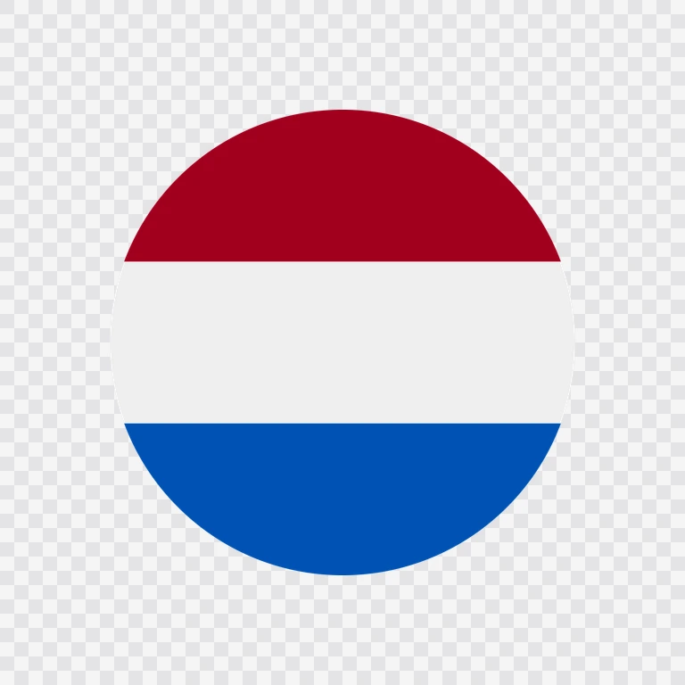 Netherlands circle flag icon