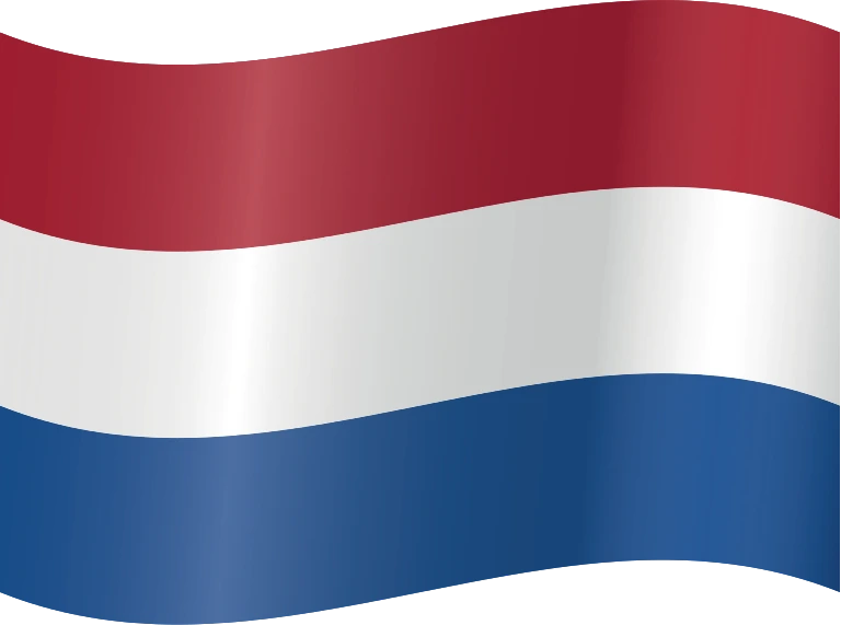 Netherlands waving flag