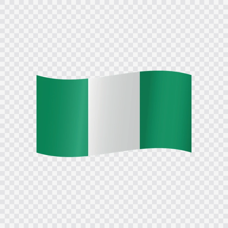 Nigeria waving flag