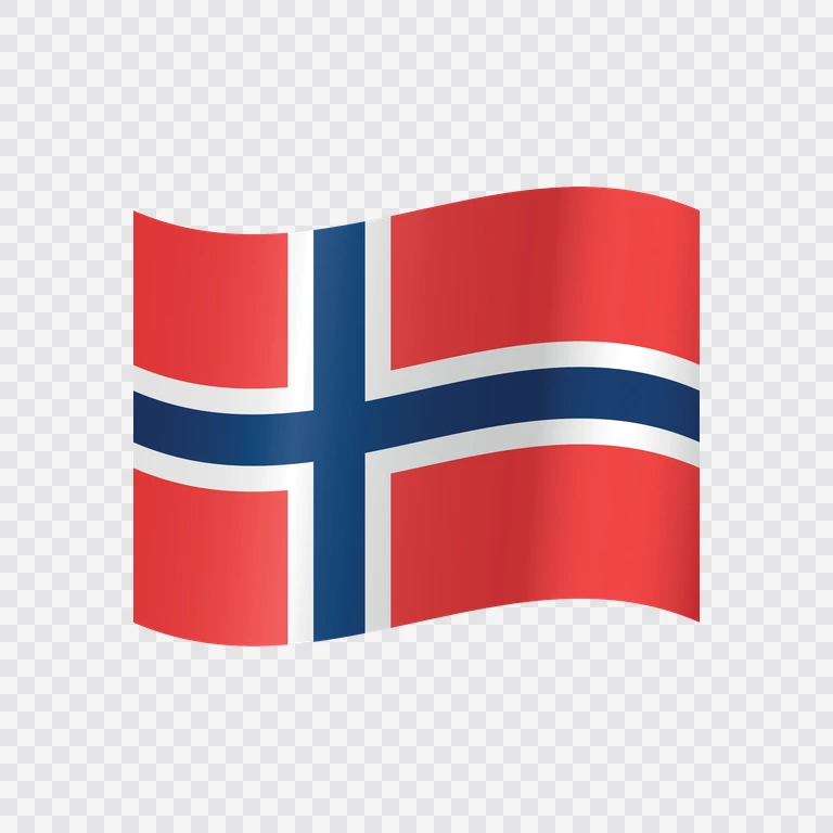 Norway waving flag