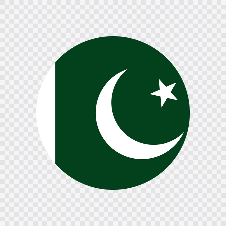 Pakistan circle flag icon