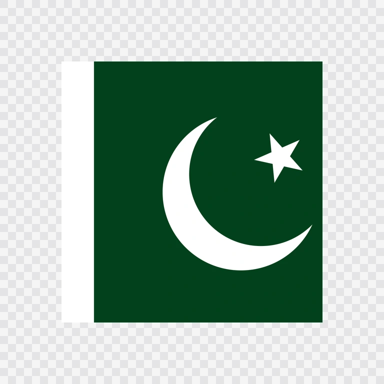 Pakistan square flag icon