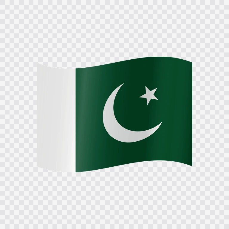 Pakistan waving flag