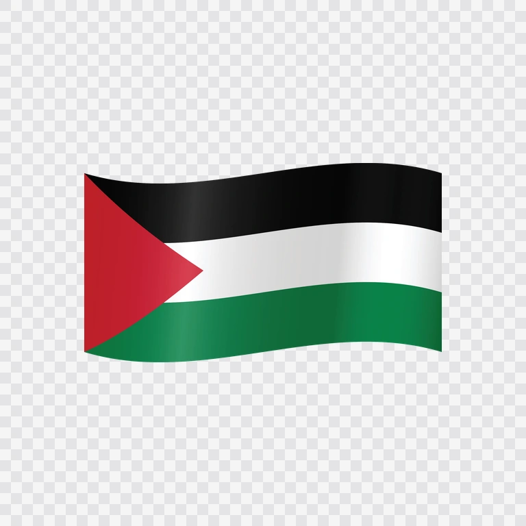 Palestine waving flag