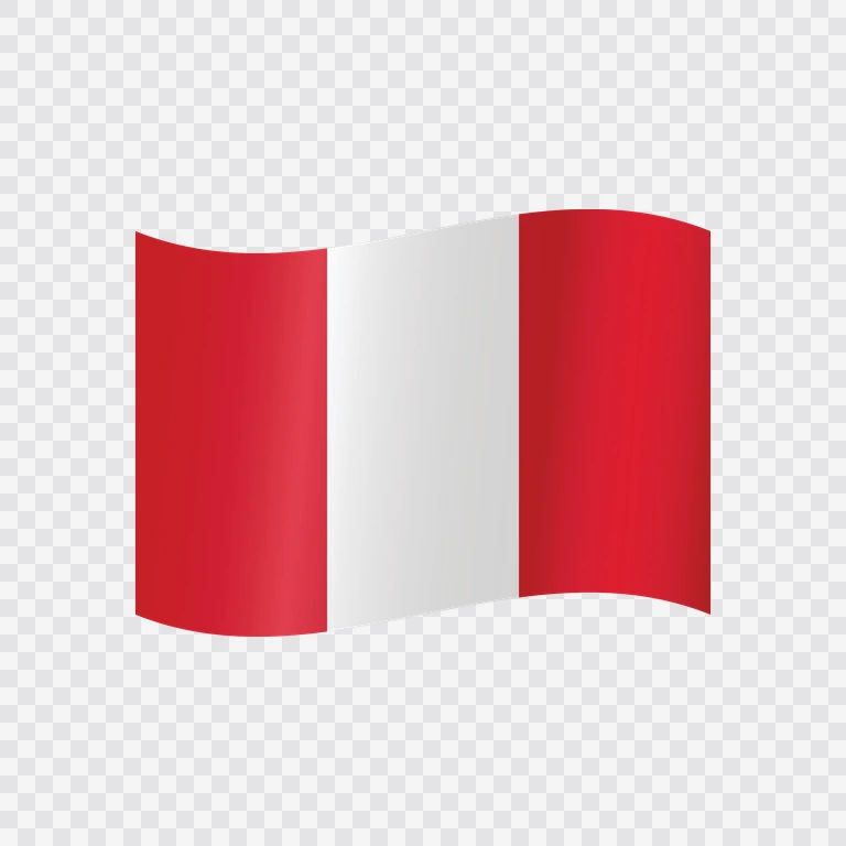 Peru waving flag