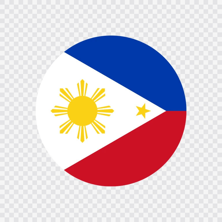 Philippines circle flag icon