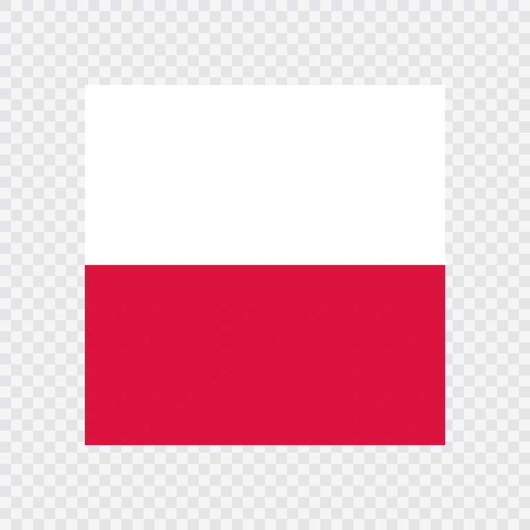 Poland square flag icon