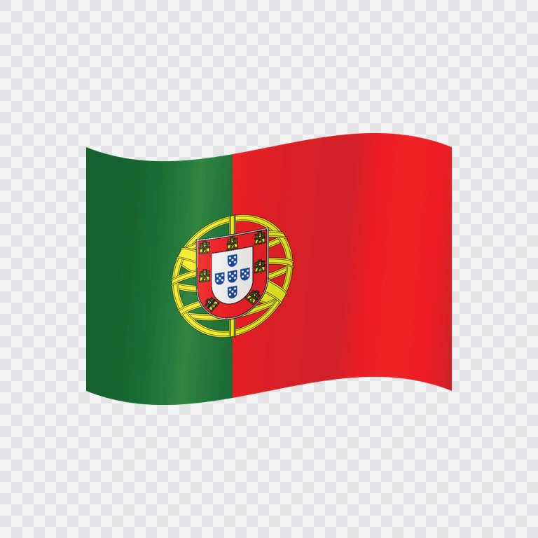 Portugal waving flag