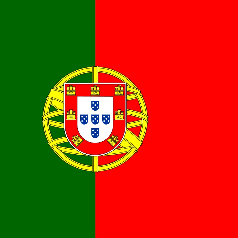 Portugal square flag icon