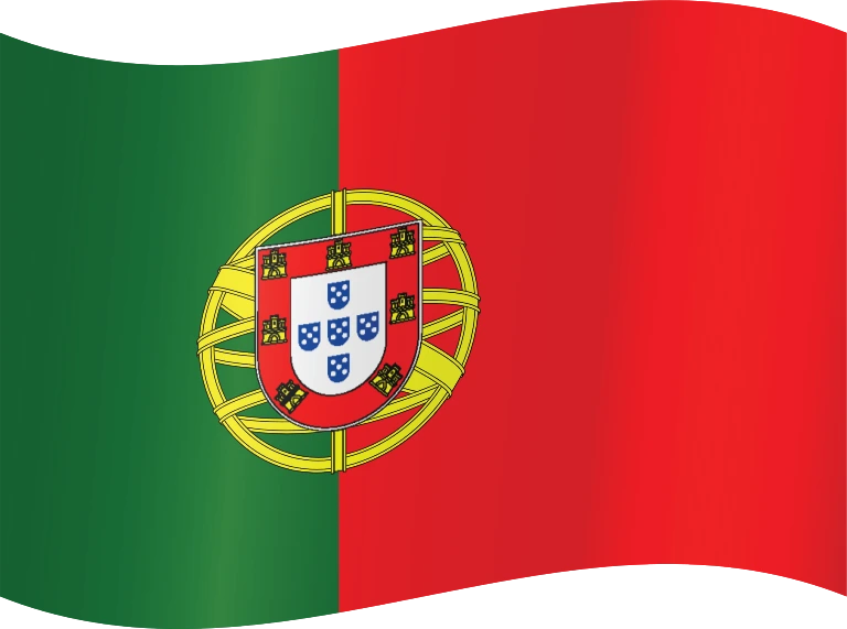 Portugal waving flag