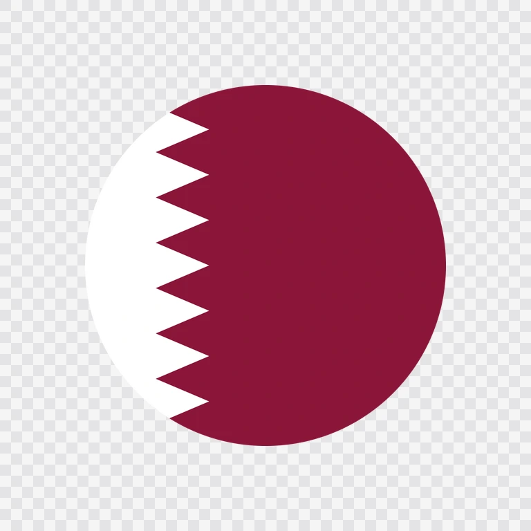 Qatar circle flag icon