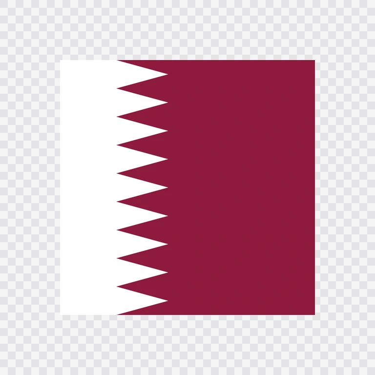 Qatar square flag icon