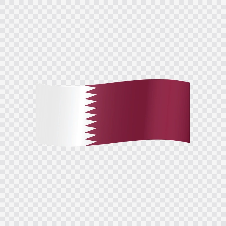 Qatar waving flag